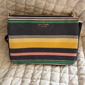 Kate Spade Multicolor Striped Crossbody Bag